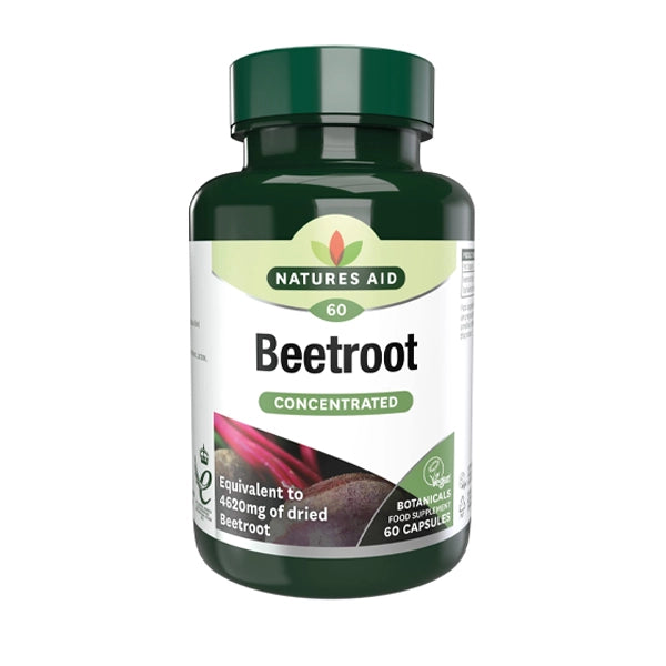 Natures Aid Organic Beetroot Extract Cap 60's