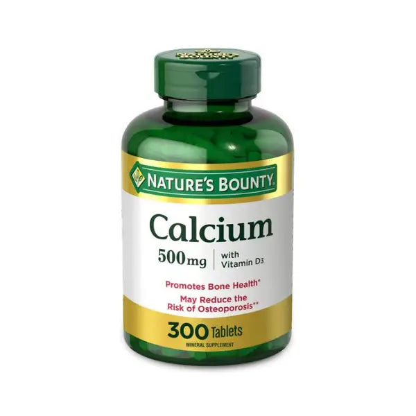 nature's bounty calcium 500mg+vit d3 500mg tab 300's