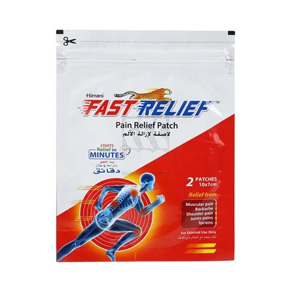 Himani Fast Relief Pain Relef Patch 10x7cm 2's