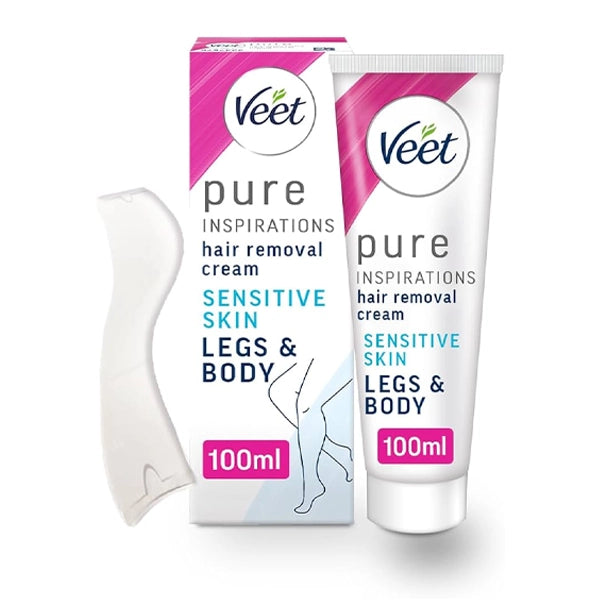 Veet Pure Legs &amp; Body H/r Cream 100ml