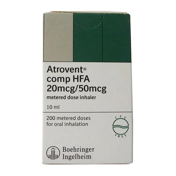 Atrovent Comp Hfa 20mcg/50mcg Mdi 10ml