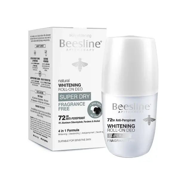 Beesline White Roll On Deo Ff Super Dry 50ml