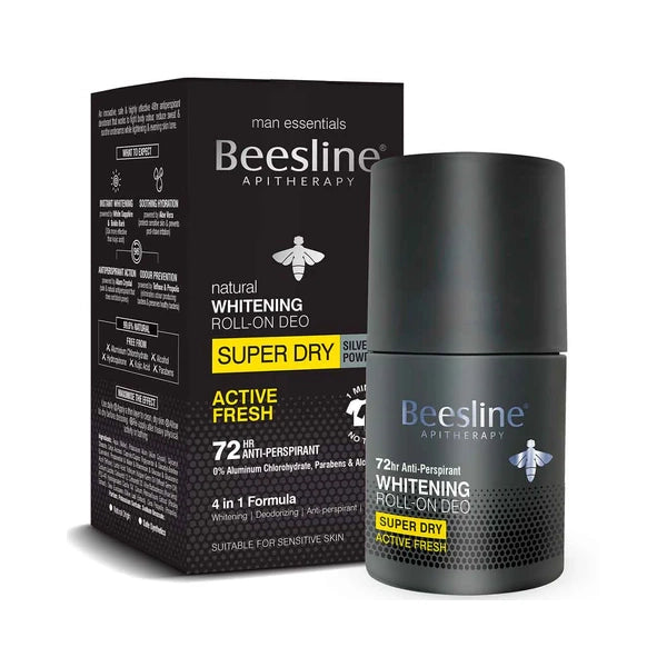 Beesline Men's Roll On Act Fresh S Dry 50ml