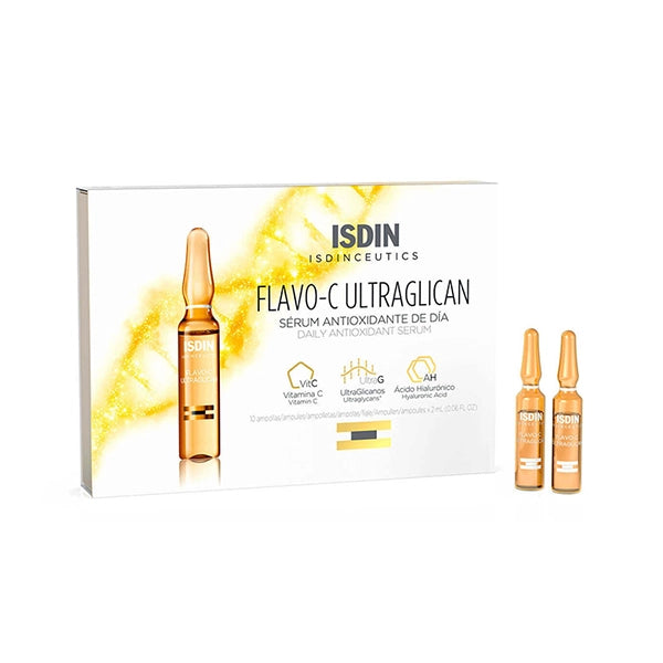 Isdin Flavo C Ultraglican Daily Antioxidant Serum 10 Amp * 2 Ml