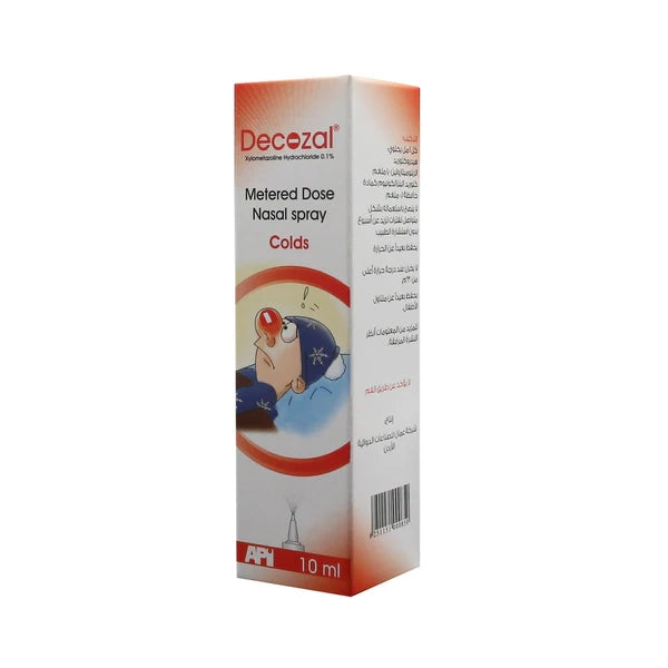 Decozal Nasal Spray Relieves Allergy 0.1 % 10 Ml