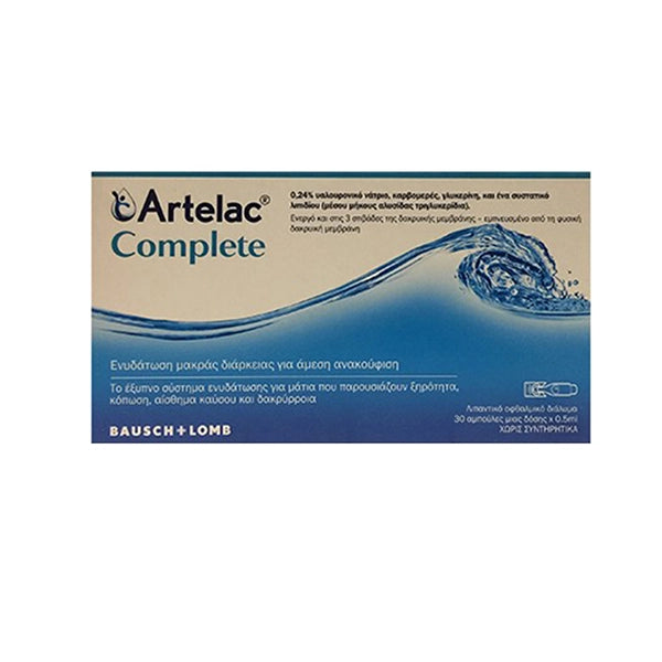 Artelac Complete Sdu Eye Drop 0.5ml X 30's