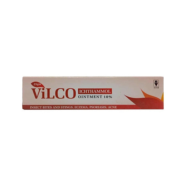 vilco ichthammol ointment 10 25gm - skin relief - Vilco