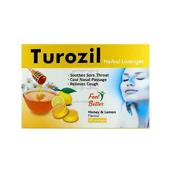 Turozil Honey &amp; Lemon Lozenges 24's