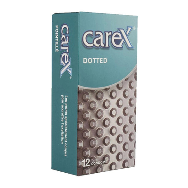 Carex Condom Dotted 12 Pieces