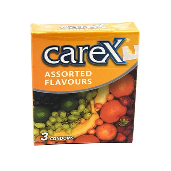 Carex Condom Assorted Flavour 3 Pieces