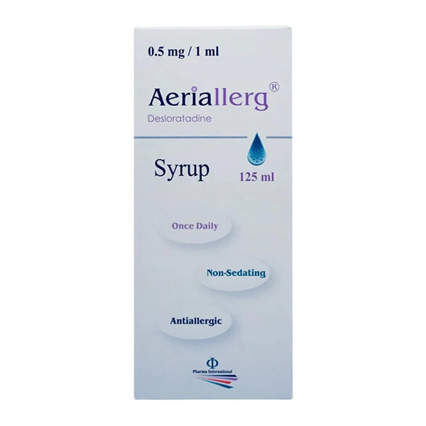 Aeriallerg 0.5mg/1ml Syrup 125ml