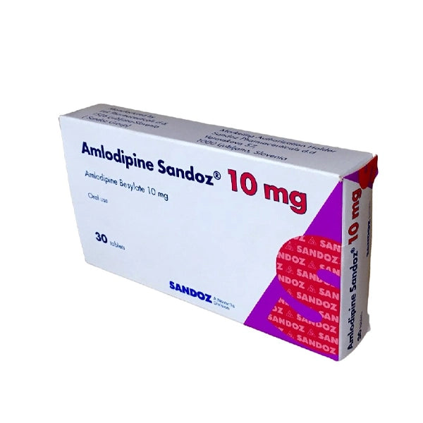 Amlodipine 10mg Tab 30's