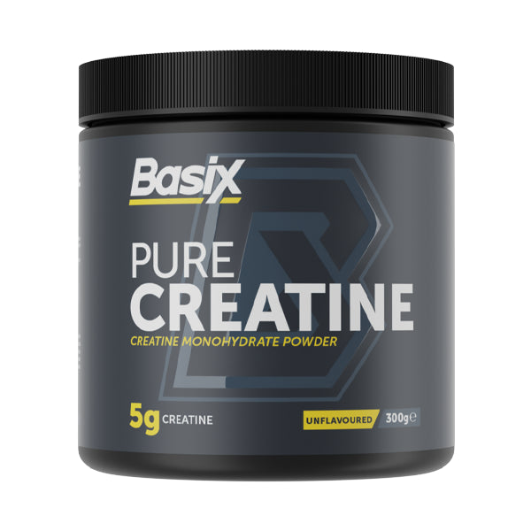 Basix Pure Creatine Unflavoured 300 G - Physical Performance - Basix