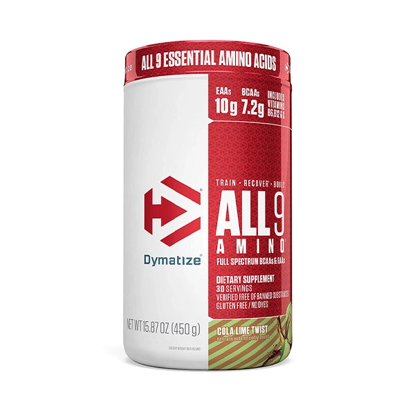 Dymatize All Amino Cola Lime Twist 450g - Energy Boost - Dymatize