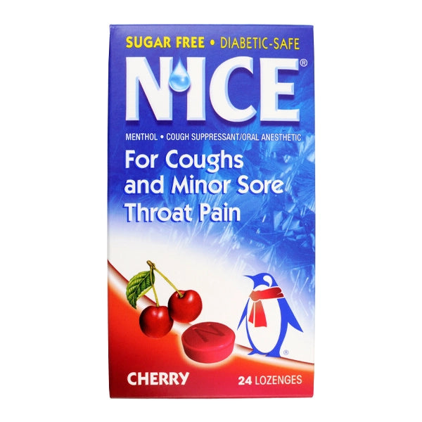 Nice Lozenges Cherry 24's
