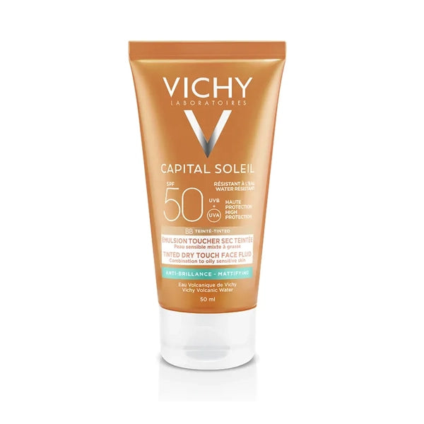 Vichy Capital Soleil Bb Anti Shine Tinted Sunscreen For Combination To Oily Skin Spf 50+ 50ml