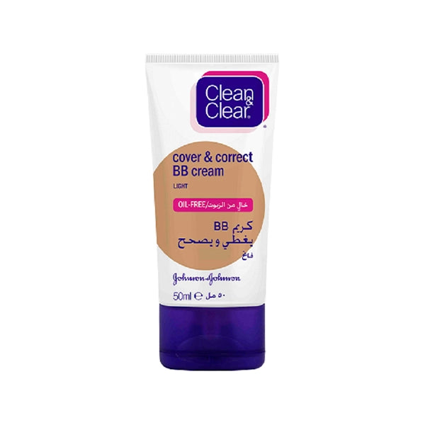 Clean &amp; Clear Cover And Correct Bb Cream Light 50 Ml