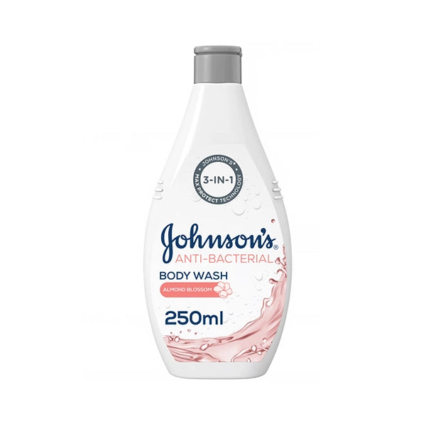 Johnson's Anti Bacterial Body Wash With Alomnd 250ml