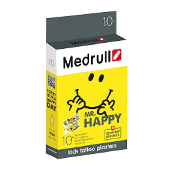 Medrull Me Happy 10 Kids Waterproof Plasters