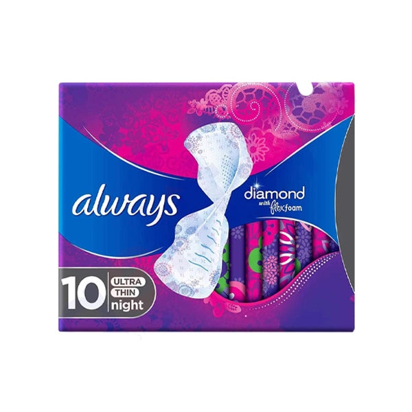 Always Diamond Ultra Thin 10 Pads