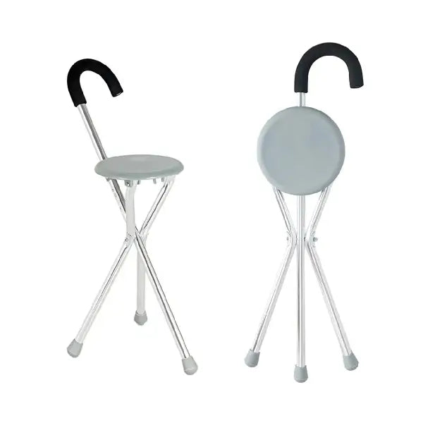 Caremax Aluminum Walking Stick With Seat Ca836