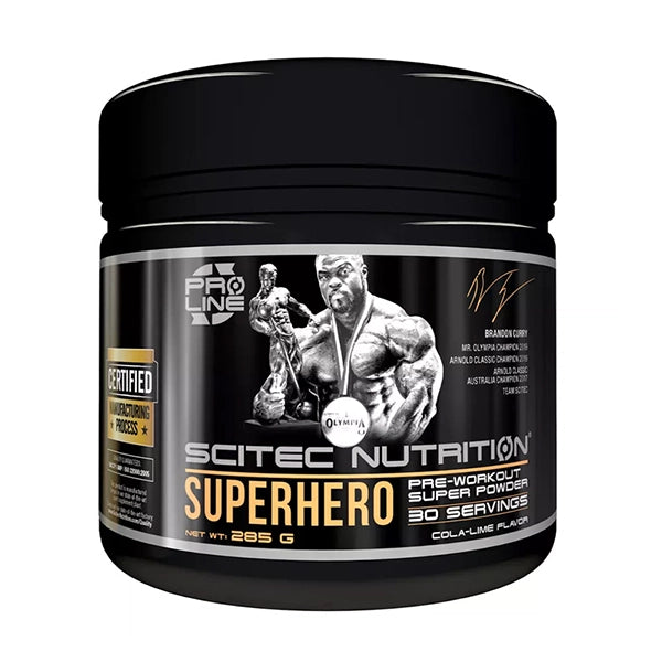 Scitec Nutrition Superhero Cola Lime Powder 285g - Energy Boost - Scitec Nutrition