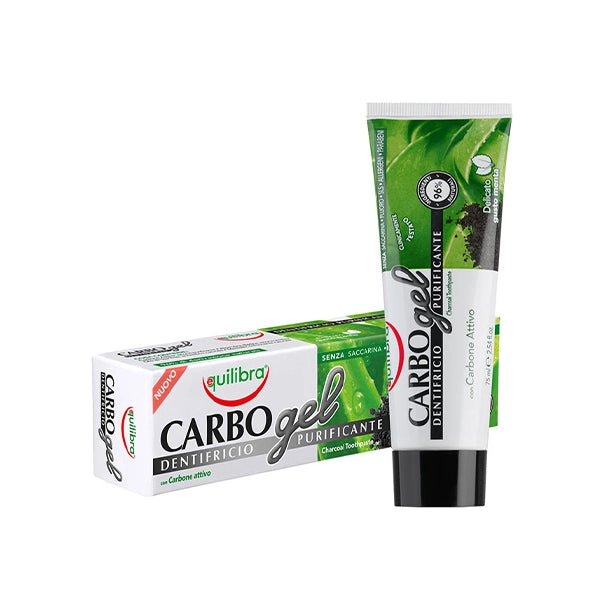 Equilibra Carbo Gel Charcoal Toothpaste 75 Ml