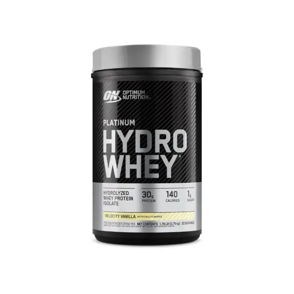 Optimum Nutrition Platinum HydroWhey Velocity Vanilla 1.76LB - protein - Optimum Nutrition