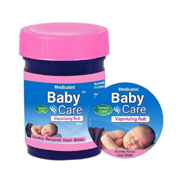 Prince Care Medicated Baby Care Vaporizing Rub 25 Ml