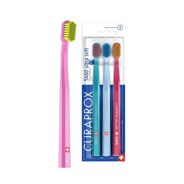 Curaprox 3 Toothbrushes 5460 Ultra Soft