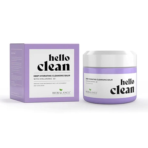 Biobalance Hello Clean Deep Hydrating Face Cleansing Balm With Hyaluronic 3d