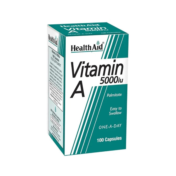 Health Aid Vitamin A 5000 Iu 100's