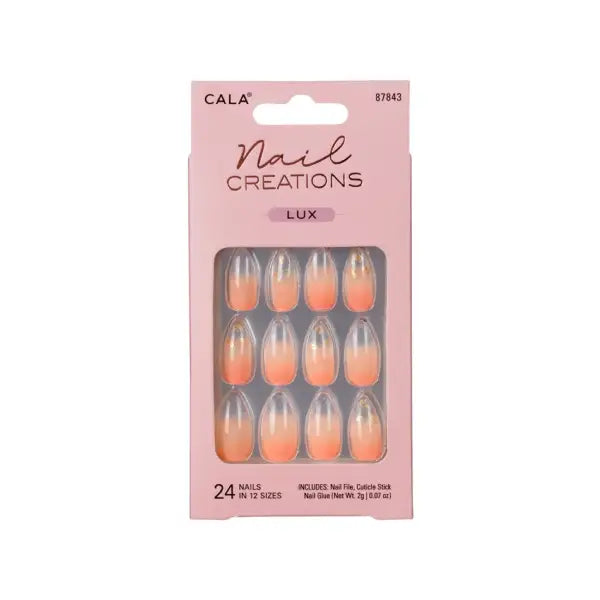 Cala Nail Creations Lux Stiletto Cheetah - 24pcs
