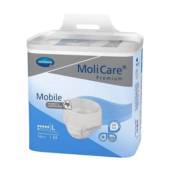 Molicare Premium Mobile Short Size Large 14 Pieces