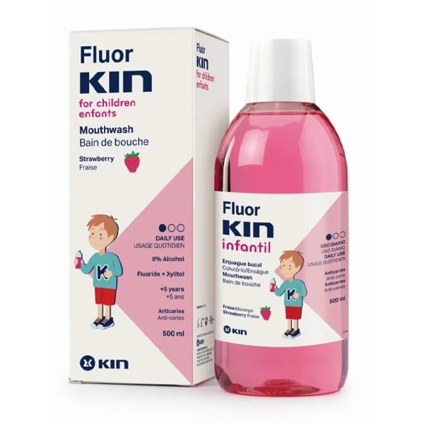 Kin Toothpaste Children Order Kin Fluor Children's Mouthwash For Ages 5+ - 500 Ml Online ...