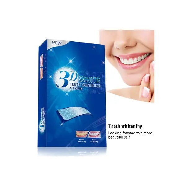 3D White Teeth Whitening Strips 14Pcs