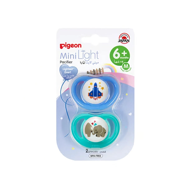 Pigeon Pacifier Double Aeroplane &amp; Elephant +6m