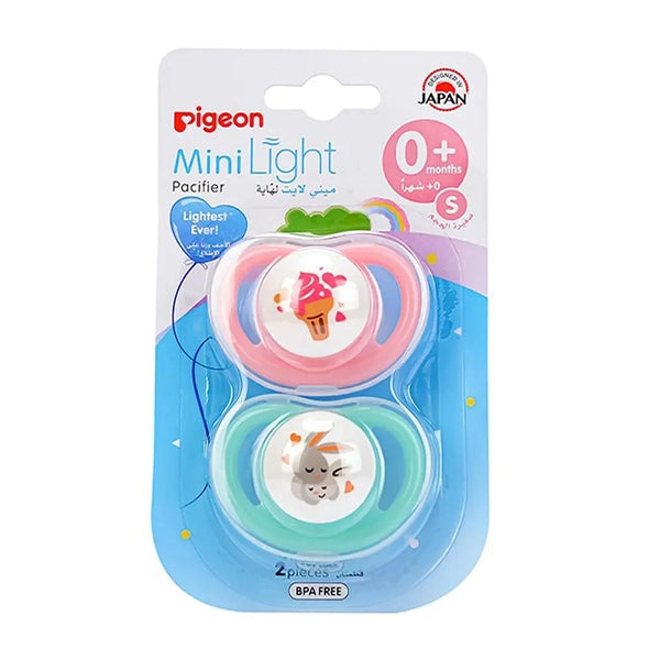 Pigeon Double Pacifier Rabbit &amp; Ice Cream +0 M