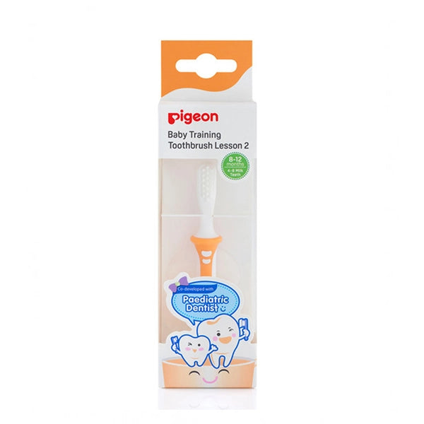 Pigeon Training Toothbrush Orange
