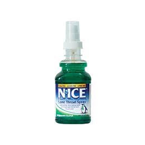 Nice Sore Throat Spray Spearmint Flavor 177ml