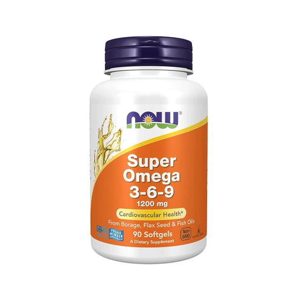Now Super Omega 3-6-9 1200mg Softgels 90's