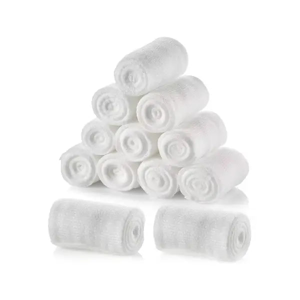 Wow Gauze Bandage 10 Cm *5 M  12 Roll / Pack