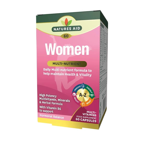 Natures Aid Women Multivit &amp; Minerals Cap 60's