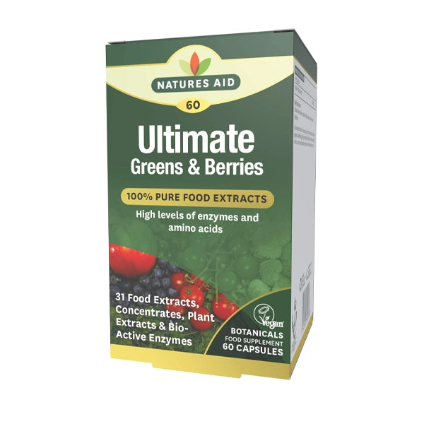 Natures Aid Ultimate Organic Superfoods 60 Cap