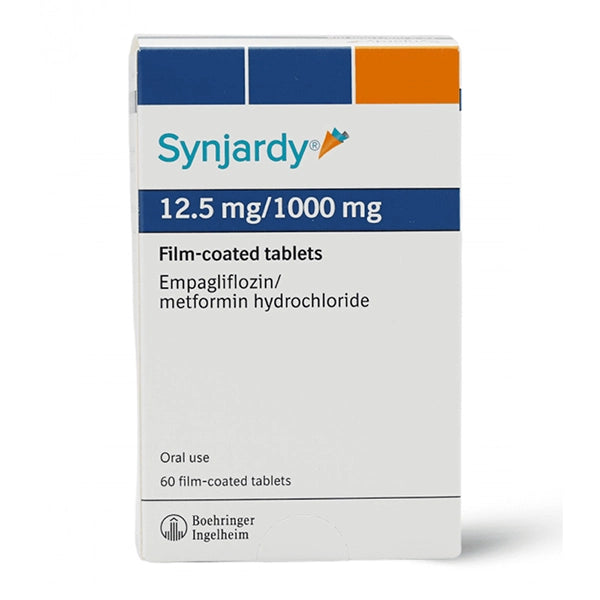 Synjardy 12.5/1000mg Fc Tab 60's