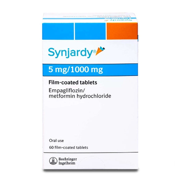 Synjardy 5mg/1000mg Fc Tab 60's
