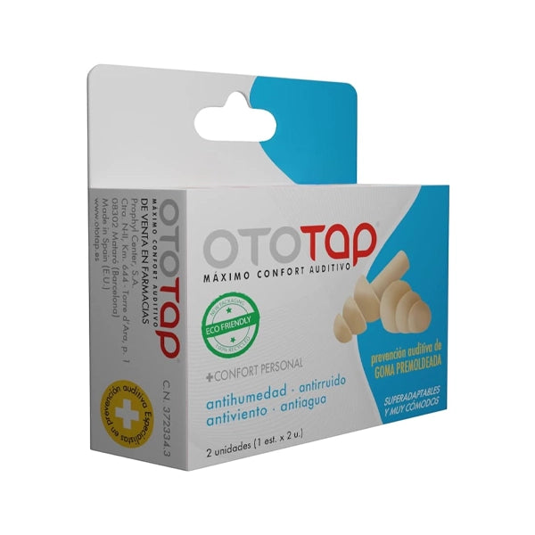 Ototap Rubber Ear Plug 2 Pieces