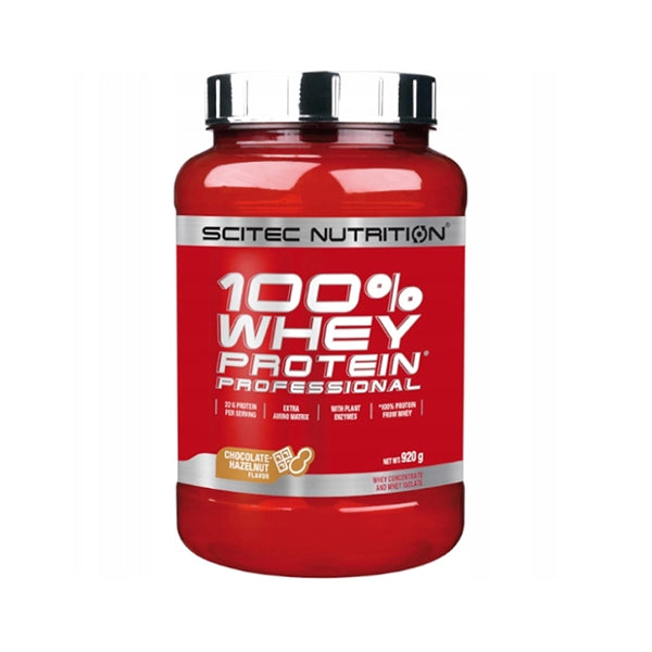 Scitec Nutrition 100% Whey Protein Professional Chocolate Hazelnut 920g - Protein Shake - Scitec Nutrition