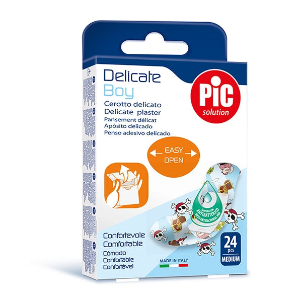 Pic Delicate Plaster Boy Medium 24 Pieces