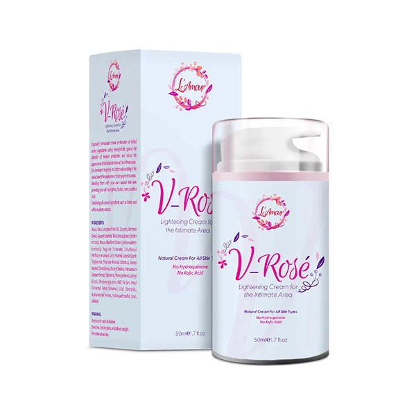 lamour v rose whitening cream for intimate area 50ml - whitening - L'amour